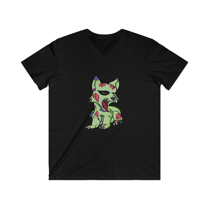 Psycho Wolf Men's Fitted V-Neck Short Sleeve Tee