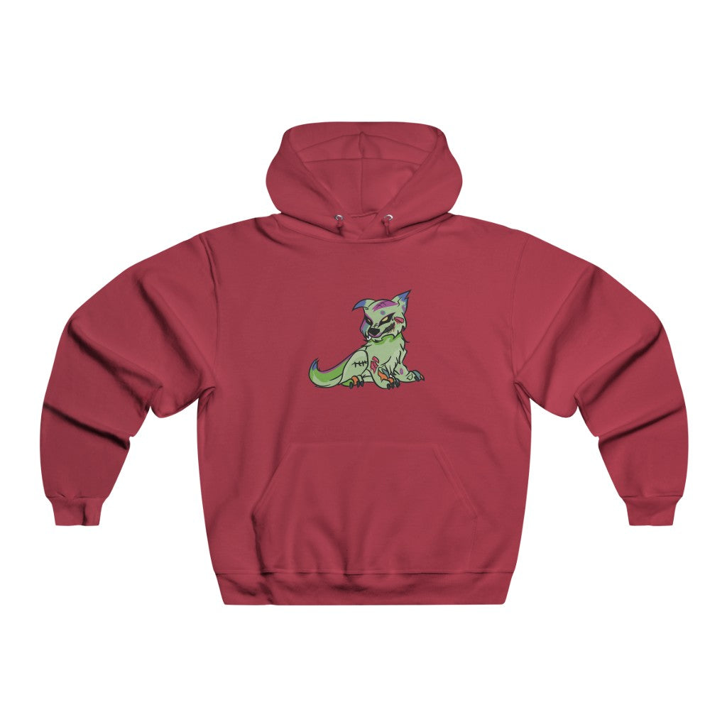 PSYCHO WOLF Men's Hooded Sweatshirt